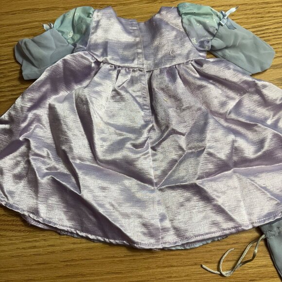 Bitty Baby Purple & Blue Princess Doll Dress With Silver Trim & Matching Drawstr - Picture 8 of 10